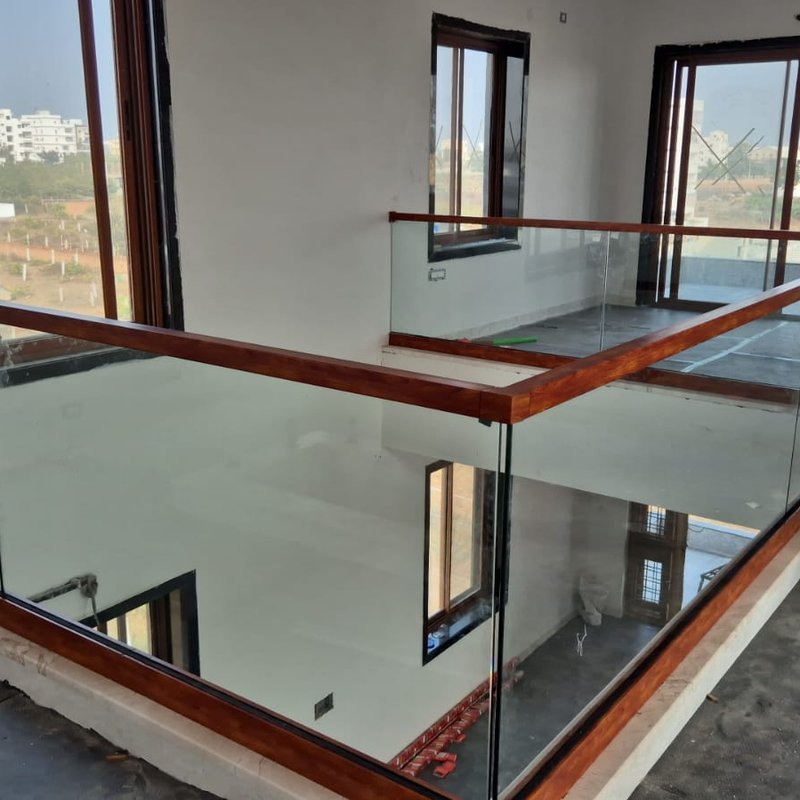 Aluminium balkani wooden coating